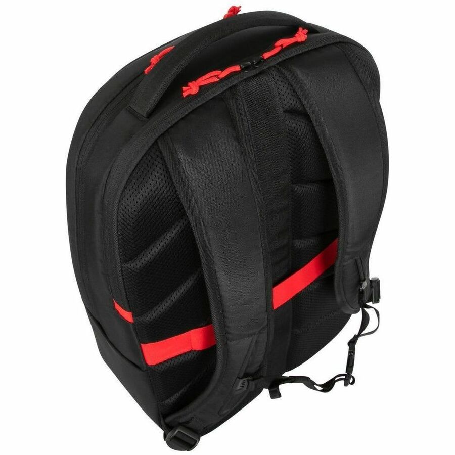 Targus Strike II TBB639GL Carrying Case (Backpack) for 17" to 18" Notebook - Black/Red TBB639GL