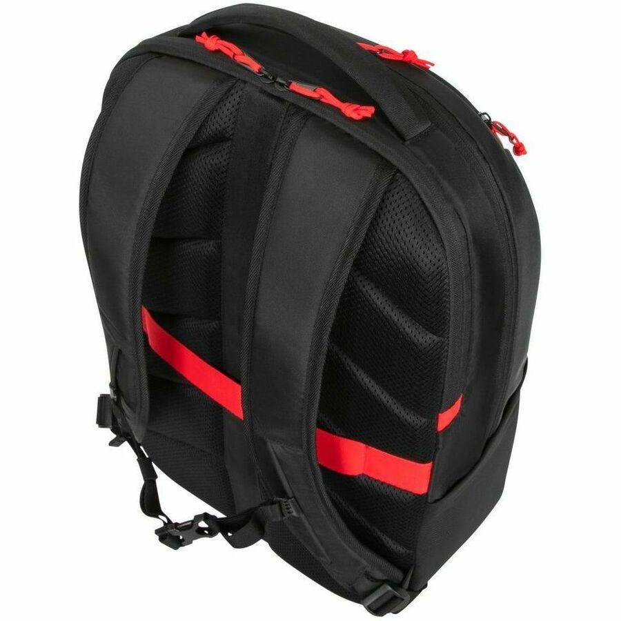 Targus Strike II TBB639GL Carrying Case (Backpack) for 17" to 18" Notebook - Black/Red TBB639GL