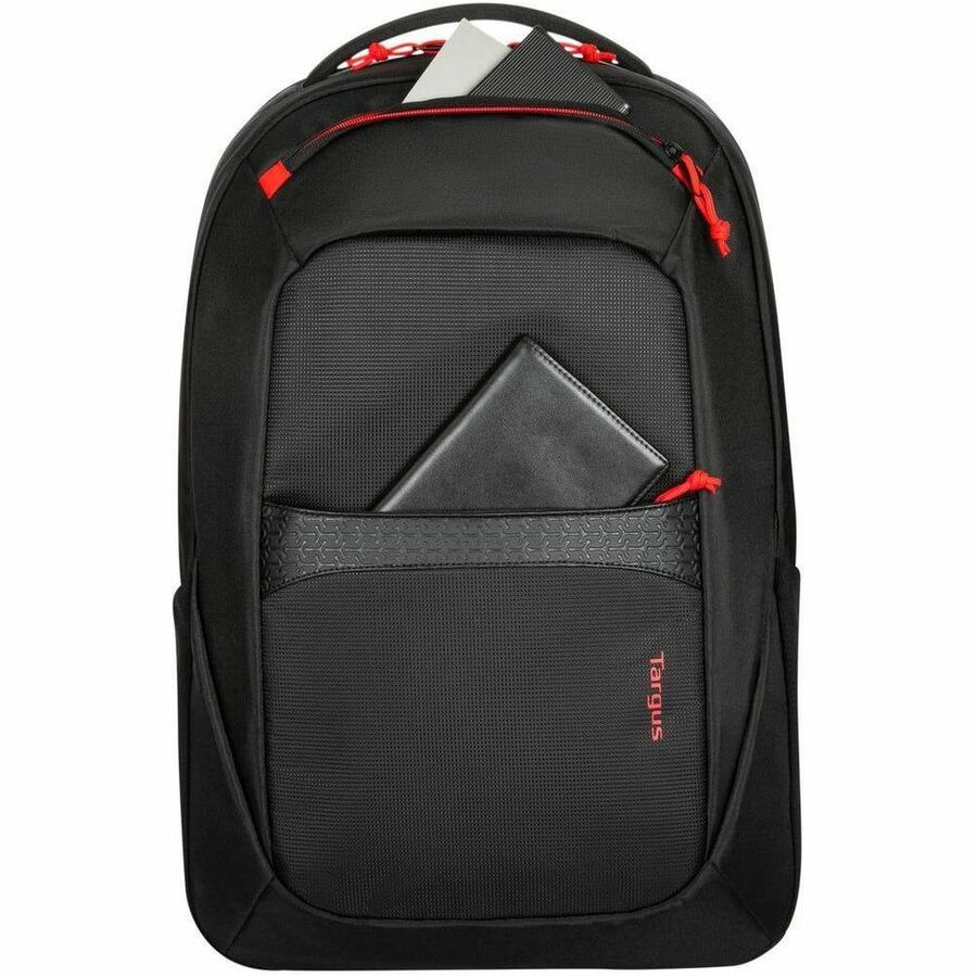 Targus Strike II TBB639GL Carrying Case (Backpack) for 17" to 18" Notebook - Black/Red TBB639GL