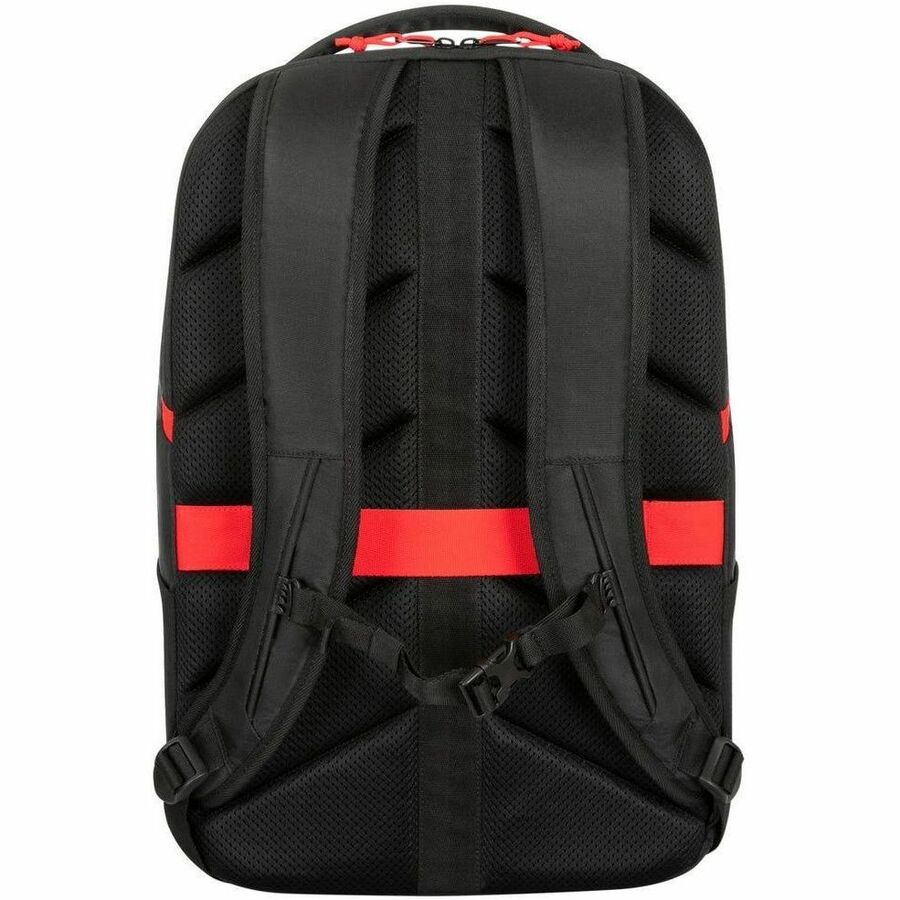 Targus Strike II TBB639GL Carrying Case (Backpack) for 17" to 18" Notebook - Black/Red TBB639GL