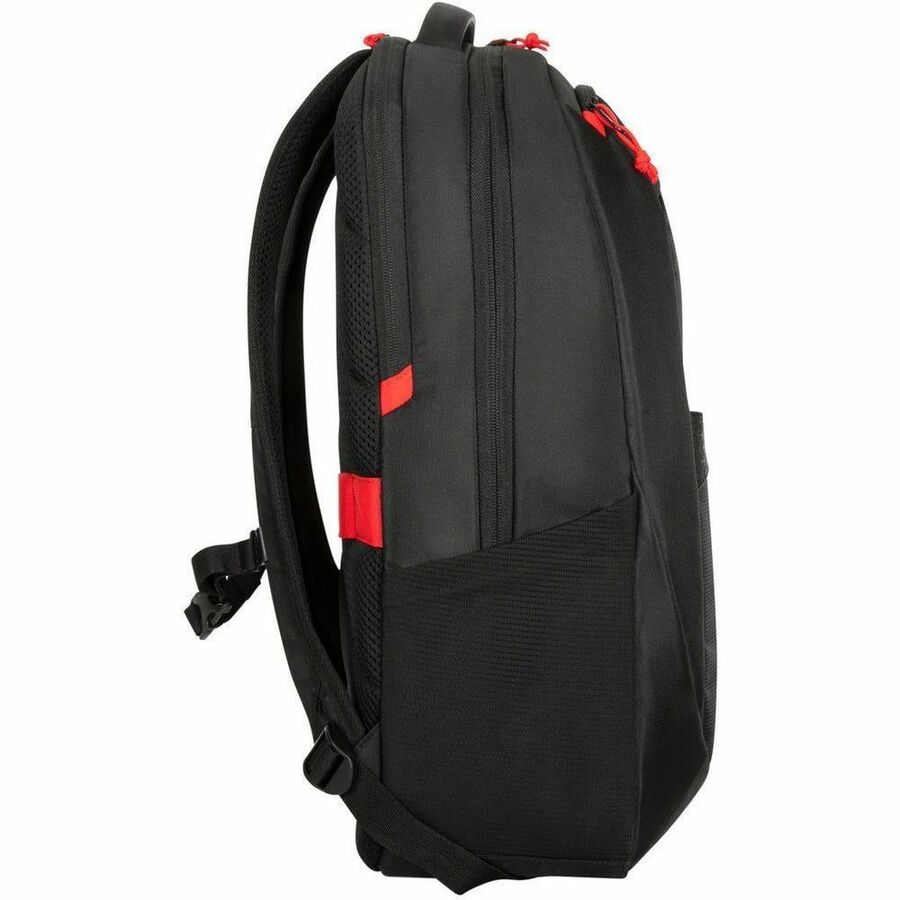 Targus Strike II TBB639GL Carrying Case (Backpack) for 17" to 18" Notebook - Black/Red TBB639GL