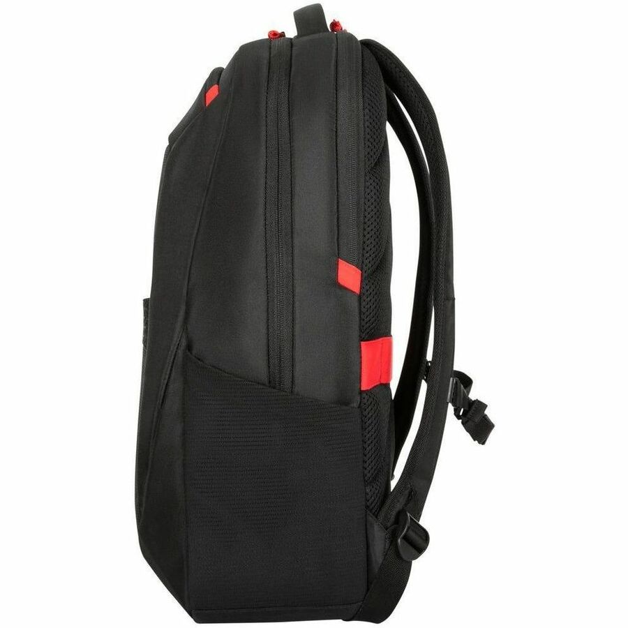 Targus Strike II TBB639GL Carrying Case (Backpack) for 17" to 18" Notebook - Black/Red TBB639GL