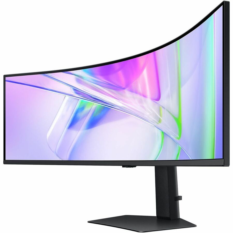 Samsung ViewFinity S9 S49C954UAN 49" Class Dual Quad HD (DQHD) Curved Screen Gaming LED Monitor - 32:9 - Black LS49C954UANXZA