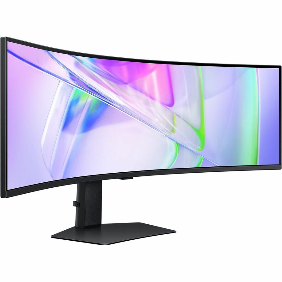 Samsung ViewFinity S9 S49C954UAN 49" Class Dual Quad HD (DQHD) Curved Screen Gaming LED Monitor - 32:9 - Black LS49C954UANXZA