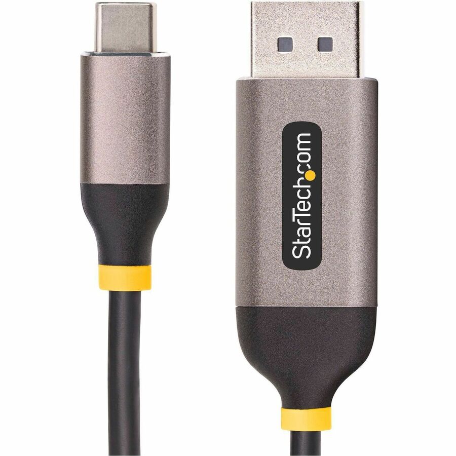 StarTech.com 10ft (3m) USB-C to DisplayPort Adapter Cable, 8K 60Hz, 4K 144Hz, HDR10, USB Type-C to DP 1.4 Converter, USB4/TB3/4 Compatible 142-USBC-DP-8K-10F