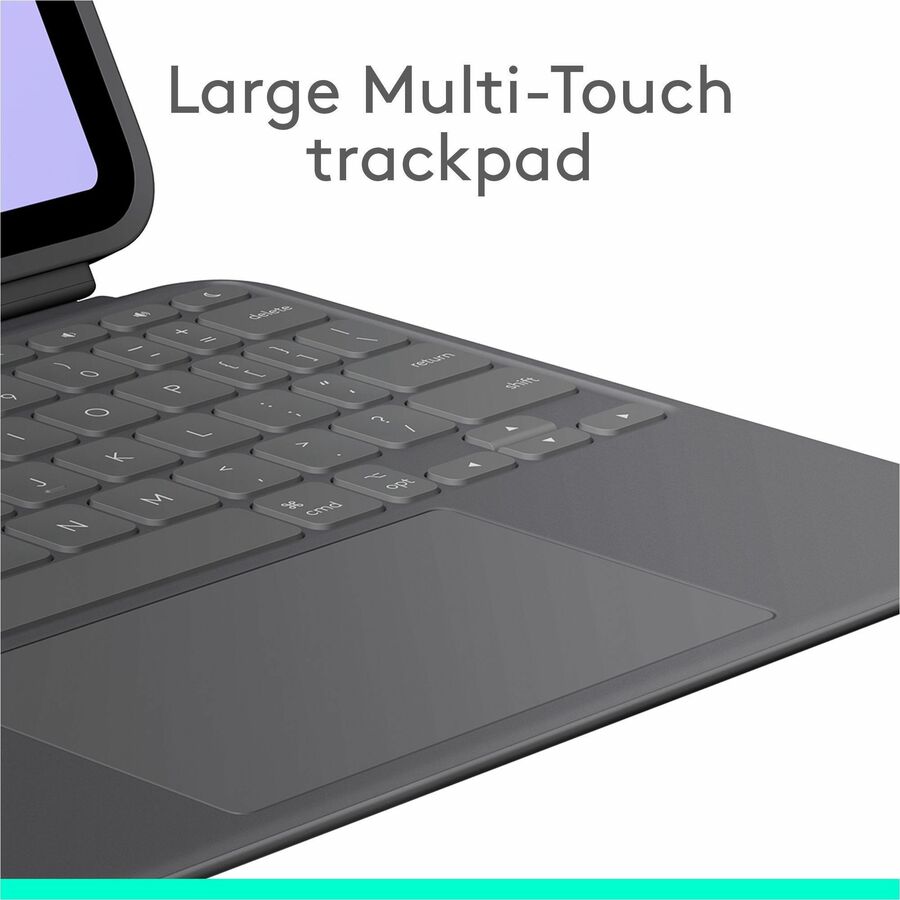 Logitech Combo Touch Keyboard/Cover Case for 11" Apple iPad Pro 11 (2024) Tablet - Graphite 920-012659