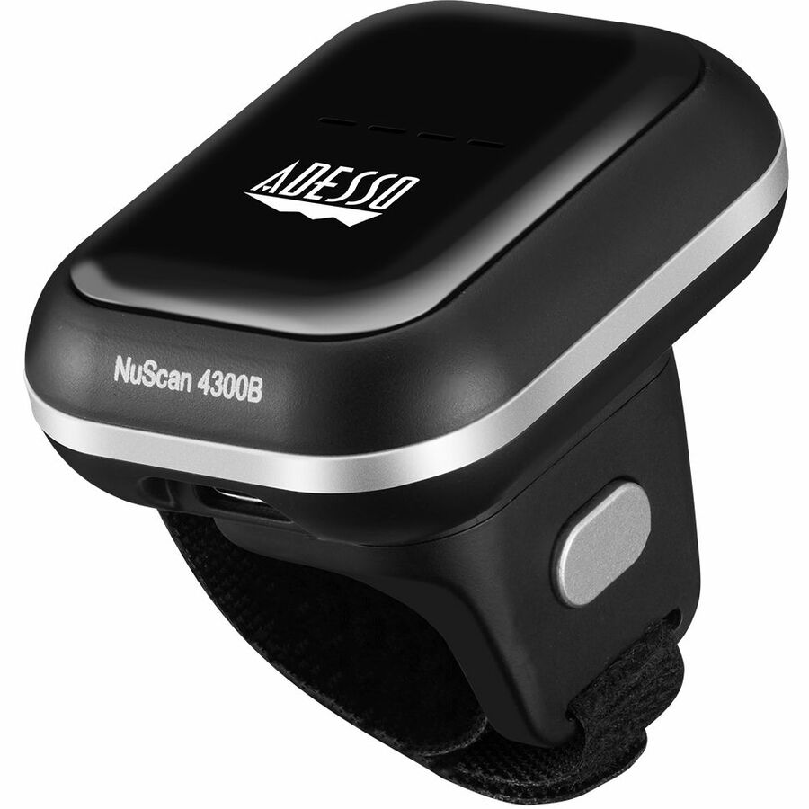 Adesso NuScan 4300B Bluetooth 2D Ring Wearable Barcode Scanner NUSCAN4300B