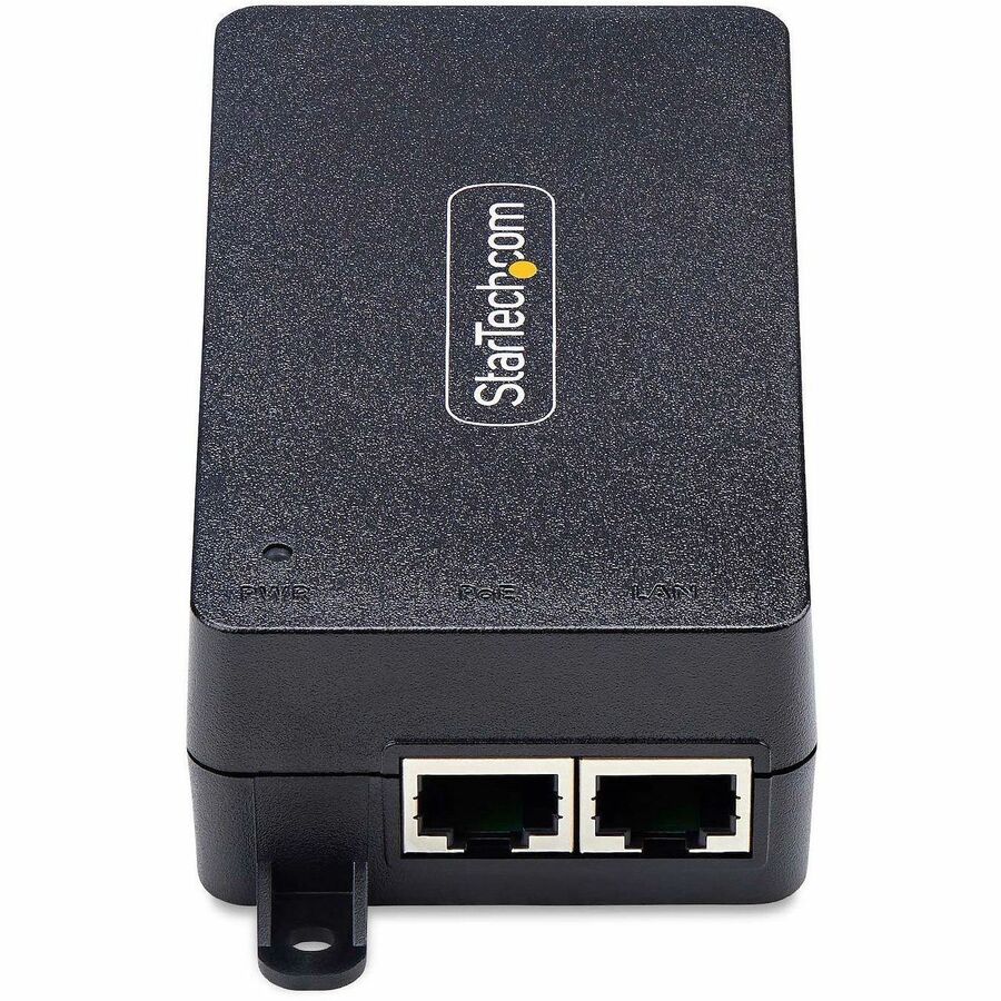 StarTech.com 1-Port 2.5GbE PoE+ Injector, Multi-Gigabit 10M/100M/1G/2.5G Ethernet, Midspan PoE/PoE+ (802.3af/802.3at), 30W, Unmanaged AF212C-POE-INJECTOR