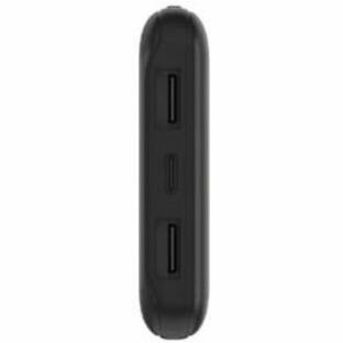 Belkin 15W USB-C 3-Port Power Bank - 10k mAh - 1xUSB-C (15W), 2xUSB-A (10W) - Portable Charger - w/ USB-C Cable - Black BPB011BTBK