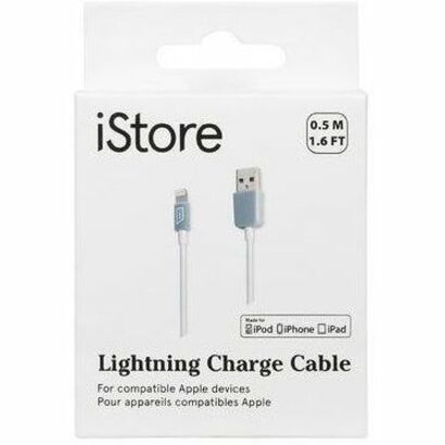 iStore Lightning Charge 1.8ft (0.5m) Cable (White) ACC99805CAI