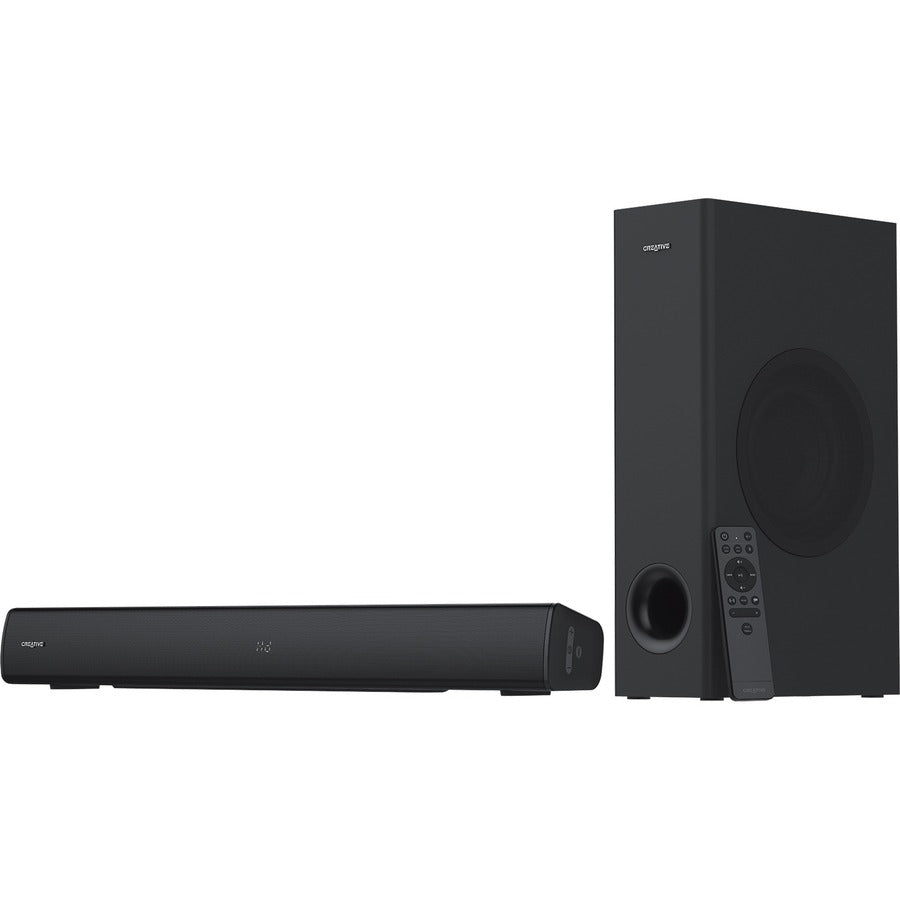 Creative Stage V2 2.1 Bluetooth Sound Bar Speaker - 80 W RMS - Black 51MF8375AA000