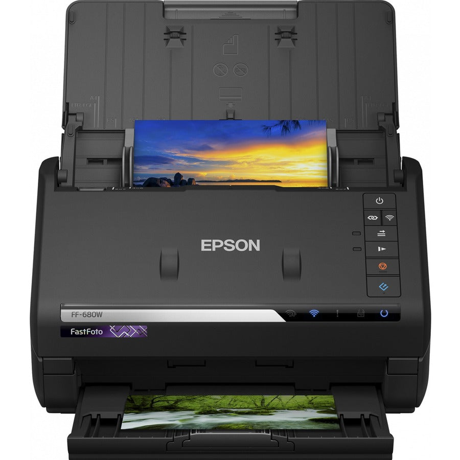 Epson FastFoto FF-680W Sheetfed Scanner - 600 dpi Optical B11B237201