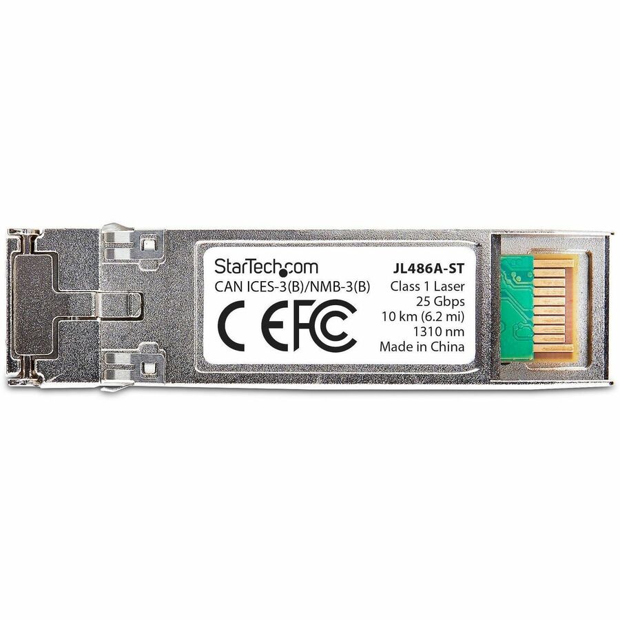 StarTech.com HPE JL486A Compatible SFP28 Module, 25GBase-LR, 25Gb Single Mode Fiber (SMF), LC Transceiver, 10km (6.2mi), DDM/DOM JL486A-ST