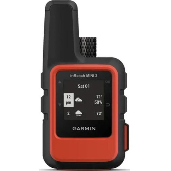 Garmin inReach Mini 2 Handheld GPS Navigator - Flame Red - Rugged - Portable, Handheld 010-02602-00