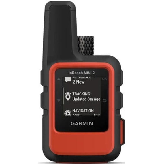 Garmin inReach Mini 2 Handheld GPS Navigator - Flame Red - Rugged - Portable, Handheld 010-02602-00