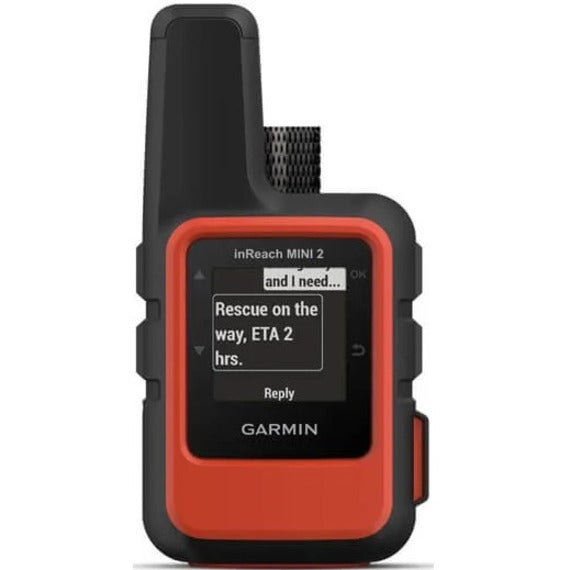 Garmin inReach Mini 2 Handheld GPS Navigator - Flame Red - Rugged - Portable, Handheld 010-02602-00