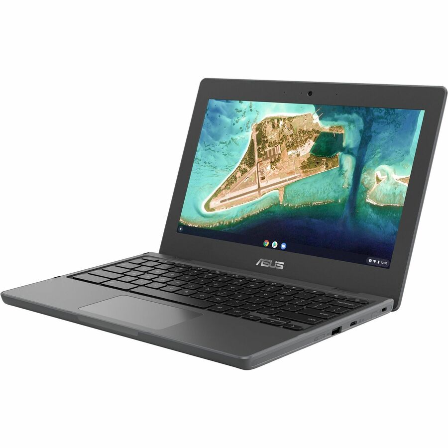 Asus Chromebook CR1 CR1100CKA-GJ0314 11.6" Chromebook - HD - Intel Celeron N4500 - 8 GB - 64 GB Flash Memory - Dark Gray CR1100CKA-GJ0314