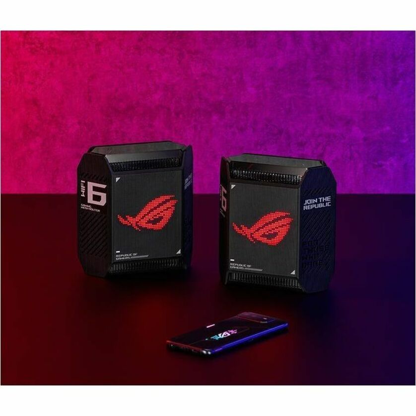 Asus ROG Rapture GT6(W-2-PK) Wi-Fi 6 IEEE 802.11a/g/n/ac/ax Ethernet Wireless Router GT6 (W-2-PK)