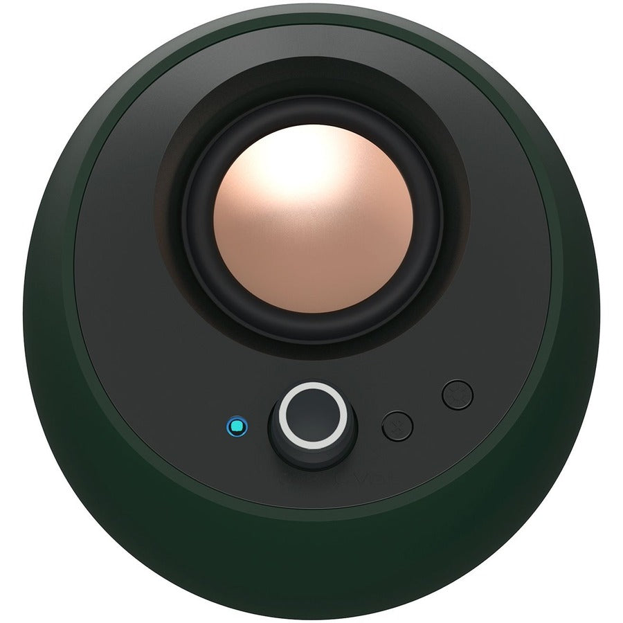 Creative Pebble Pro 2.0 Portable Bluetooth Speaker System - 10 W RMS - Alpine Green 51MF1710AA001