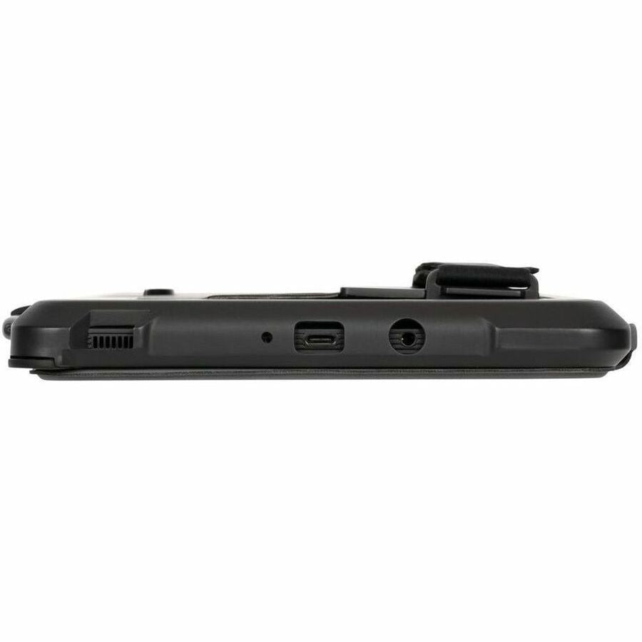 Targus Field-Ready THD933USZ Keyboard/Cover Case Samsung Galaxy Tab Active4 Pro Tablet - Black - TAA Compliant THD933USZ