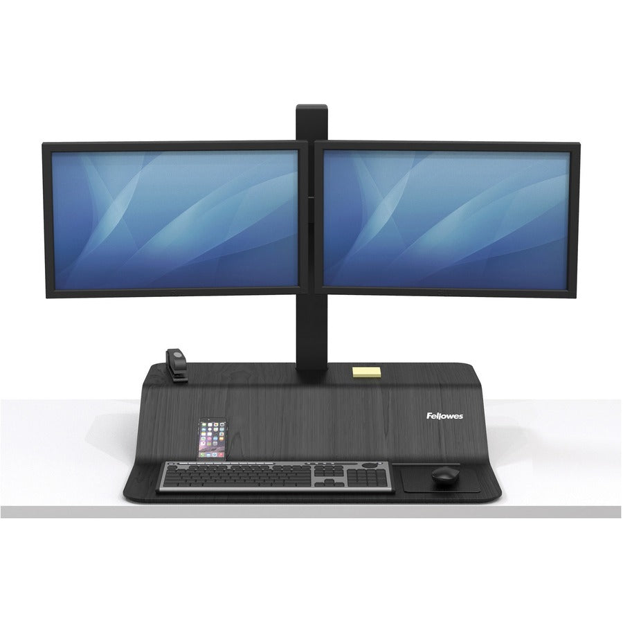 Fellowes Lotus&trade; VE Sit-Stand Workstation - Dual 8082001