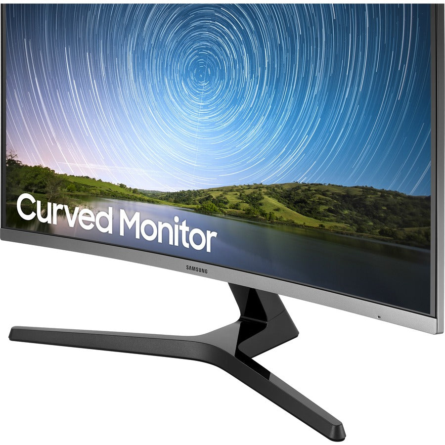 Samsung 32" Class Full HD Curved Screen LCD Monitor - 16:9 - Dark Blue Gray LC32R500FHNXZA