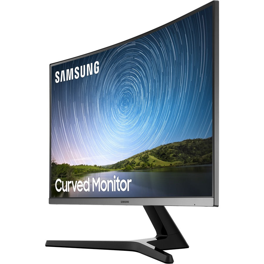 Samsung 32" Class Full HD Curved Screen LCD Monitor - 16:9 - Dark Blue Gray LC32R500FHNXZA