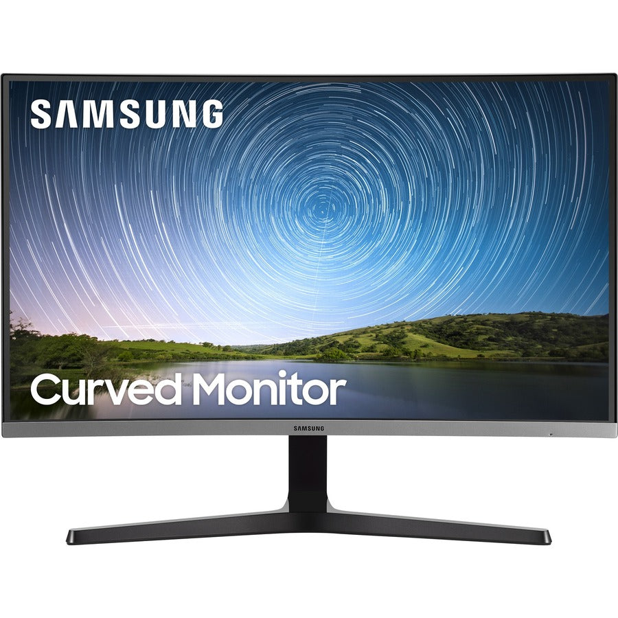 Samsung 32" Class Full HD Curved Screen LCD Monitor - 16:9 - Dark Blue Gray LC32R500FHNXZA