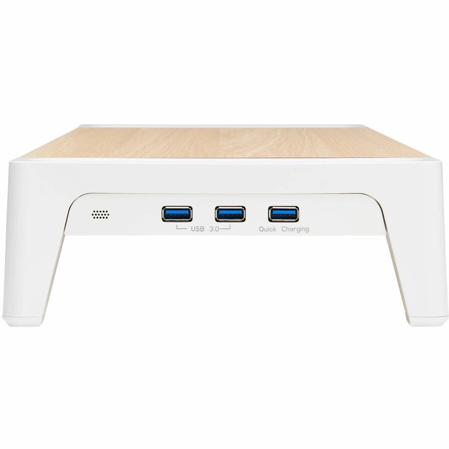 Tripp Lite by Eaton Monitor Riser for Desk - Wood Top, USB-A Charge and Data Ports MR229USB