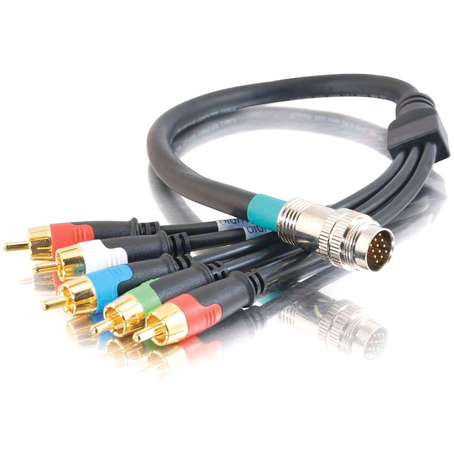 C2G RapidRun Component Video + Stereo Audio V.2 Break-Away Flying Lead 42071