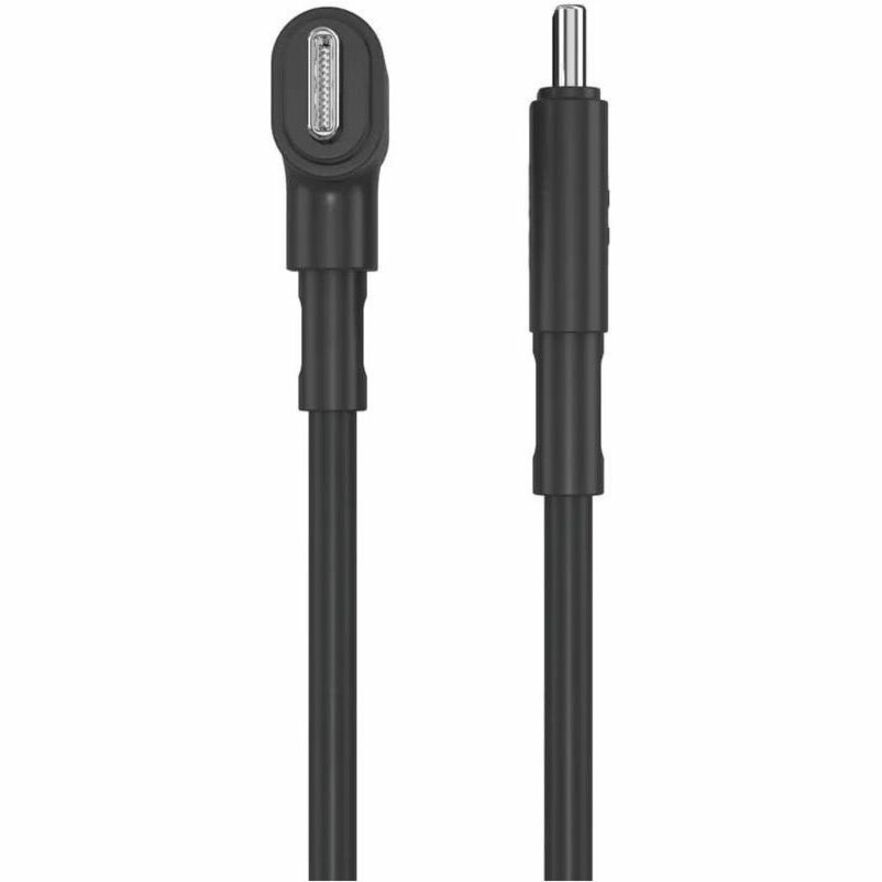 Targus HyperJuice USB-C and Lightning Hybrid Silicone Cable (1.5m/5ft) - Black HJ4010BKGL