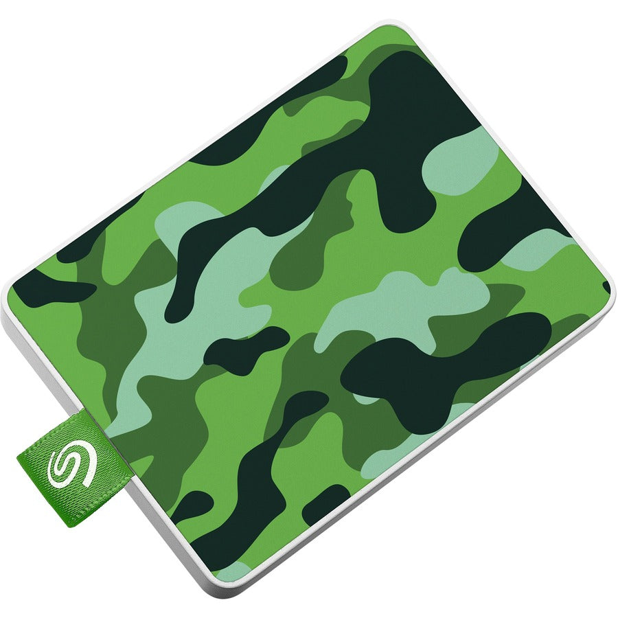 Seagate One Touch STJE500407 500 GB Portable Solid State Drive - External - Camo Green STJE500407