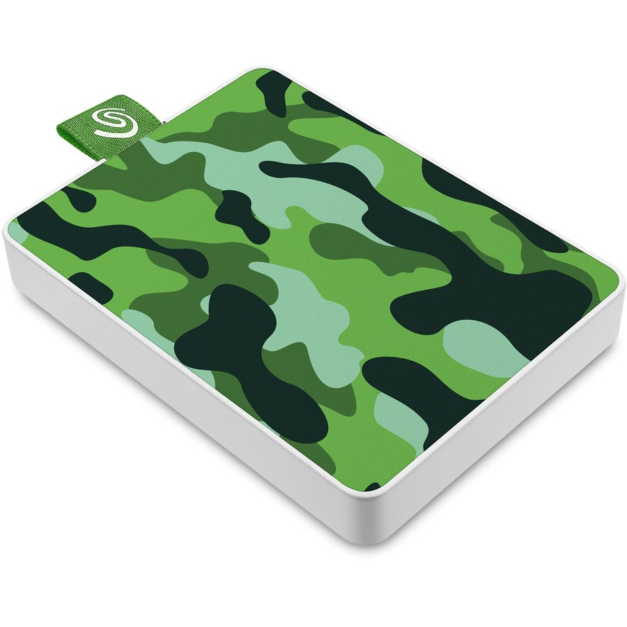 Seagate One Touch STJE500407 500 GB Portable Solid State Drive - External - Camo Green STJE500407