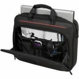 Targus Classic TCT034CA Carrying Case (Briefcase) for 13" to 14" Notebook, Cell Phone, Business Card, Cable, Pen - Black TCT034CAE1-KM