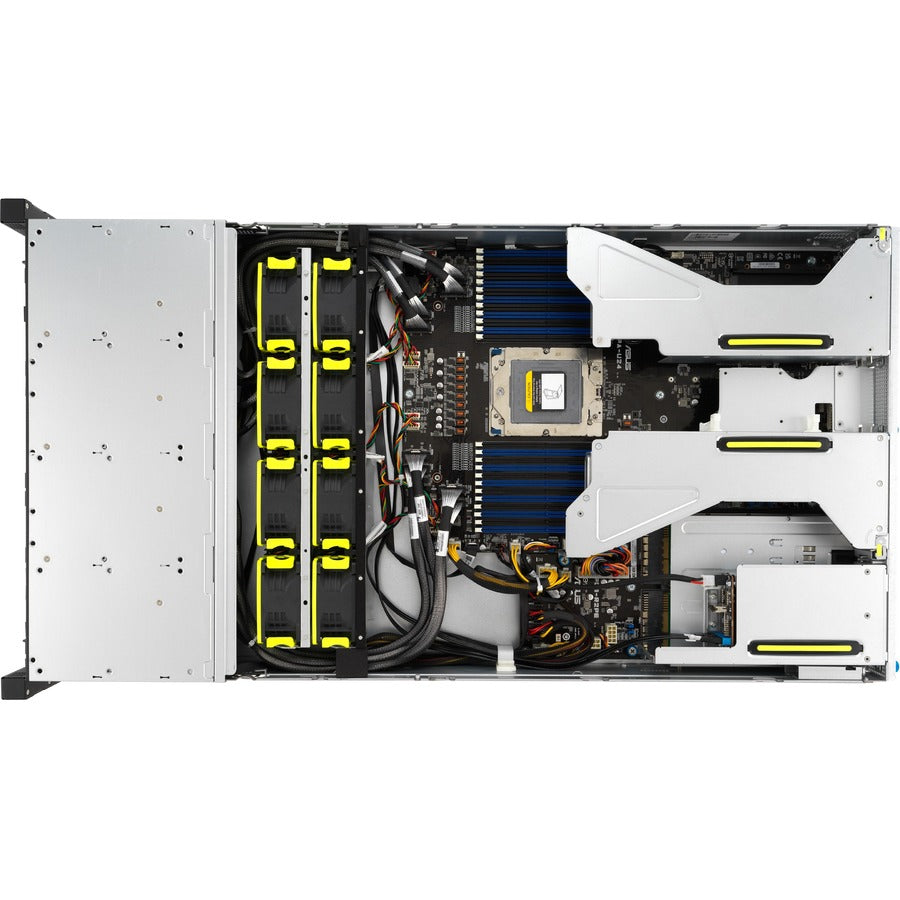 Asus RS520A-E12-RS24U-16W2RB Barebone System - 2U Rack-mountable - Socket SP5 LGA-6096 - 1 x Processor Support - AMD RS520A-E12-RS24U-16W2RB