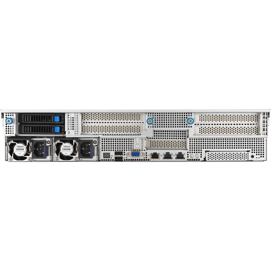 Asus RS520A-E12-RS24U-16W2RB Barebone System - 2U Rack-mountable - Socket SP5 LGA-6096 - 1 x Processor Support - AMD RS520A-E12-RS24U-16W2RB