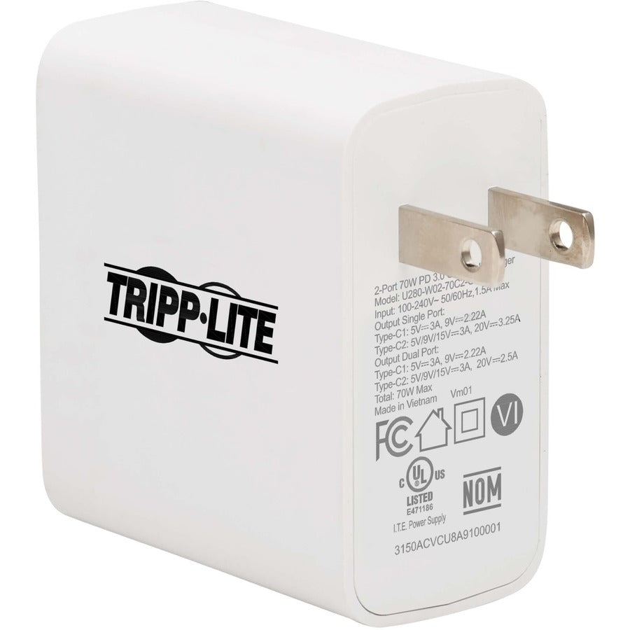 Tripp Lite by Eaton U280-W02-70C2-G AC Adapter U280-W02-70C2-G