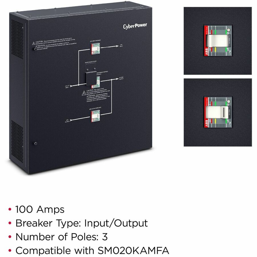 CyberPower MBS100D5B Circuit Braker MBS100D5B