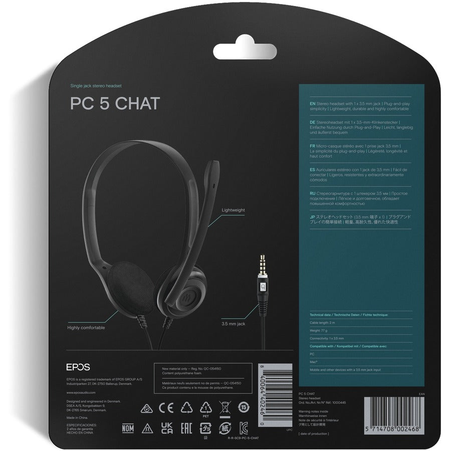 EPOS PC 5 CHAT Headset 1000445