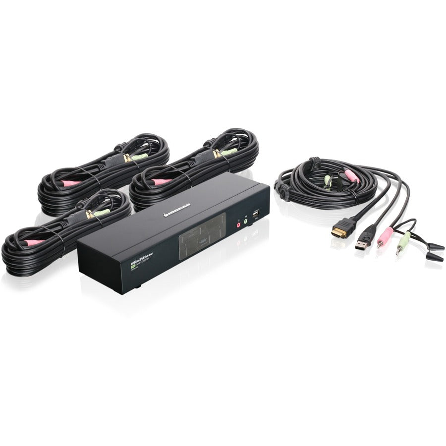 IOGEAR MiniView 4-Port HDMI Multimedia KVM Switch with Audio GCS1794