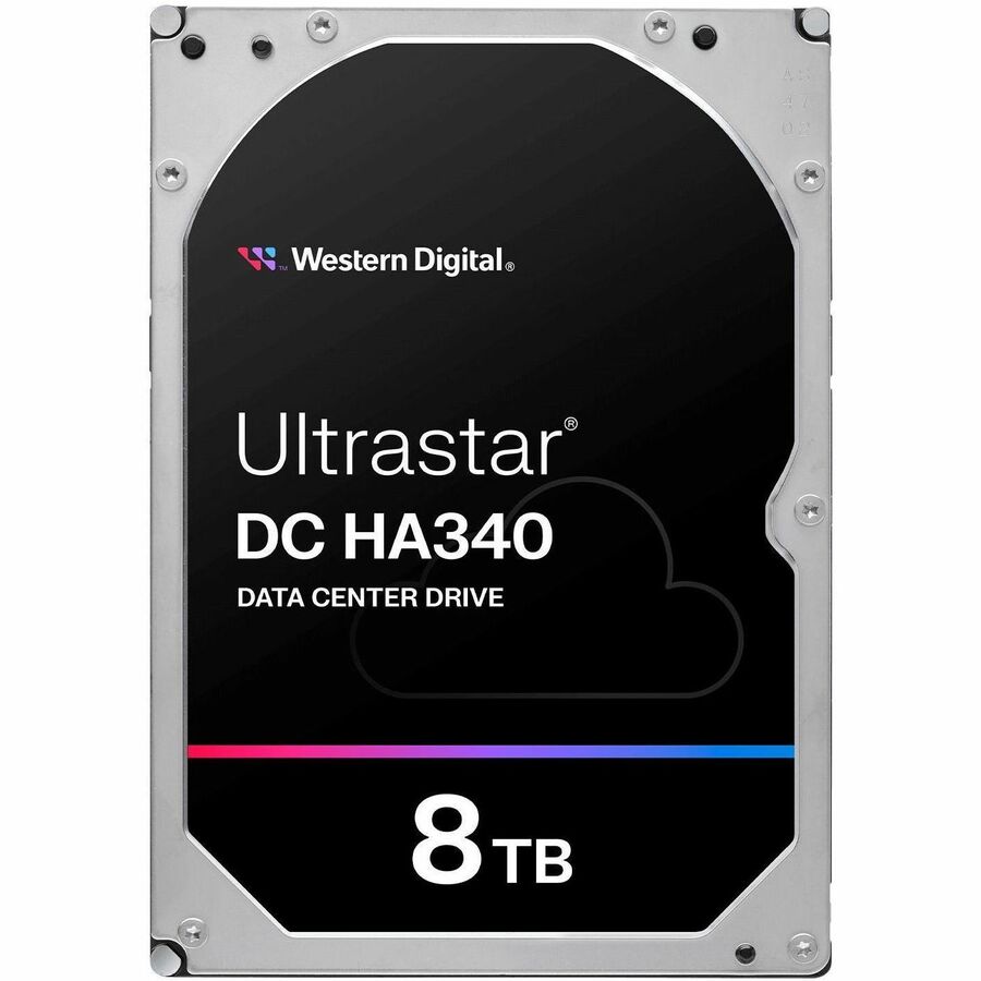 WD Ultrastar DC HA340 WUS721208BLE6L4 8 TB Hard Drive - 3.5" Internal - SATA (SATA/600) - Conventional Magnetic Recording (CMR) Method 0B47078