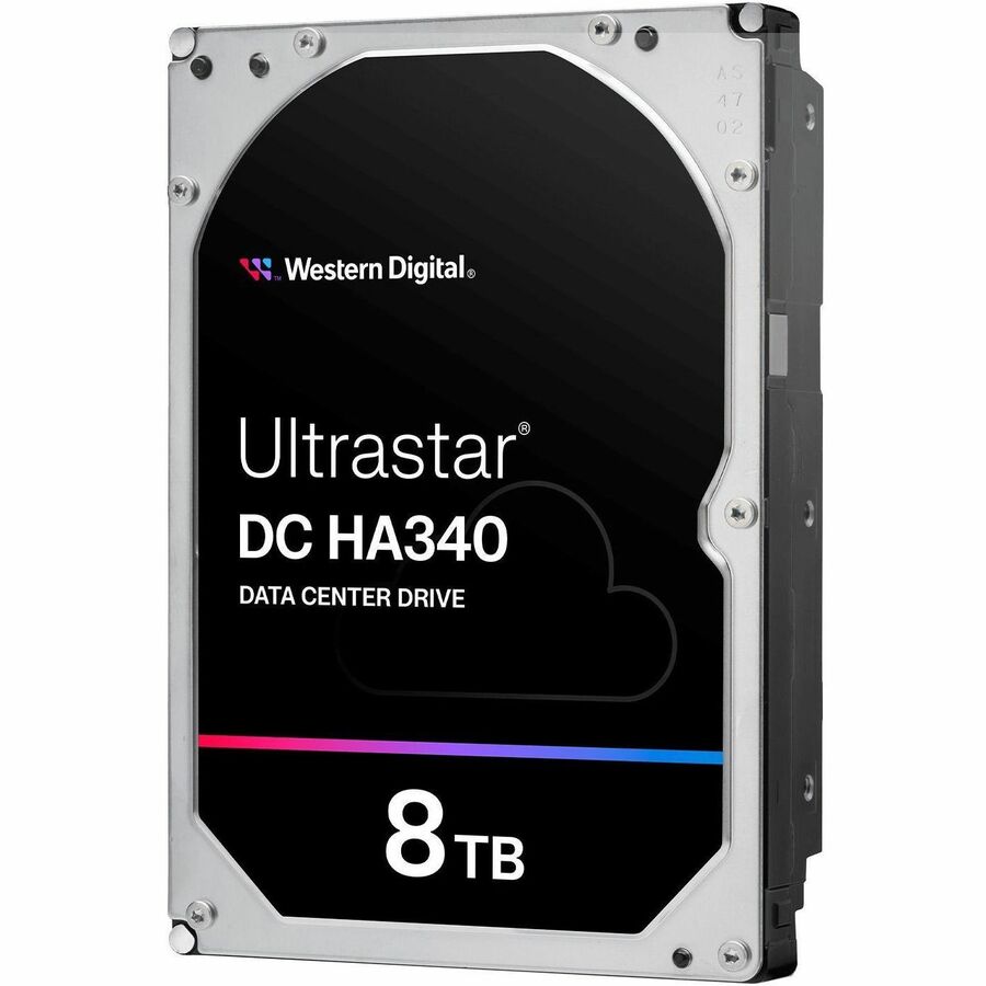 WD Ultrastar DC HA340 WUS721208BLE6L4 8 TB Hard Drive - 3.5" Internal - SATA (SATA/600) - Conventional Magnetic Recording (CMR) Method 0B47078