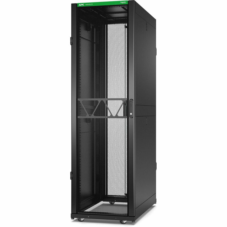 APC by Schneider Electric NetShelter SX Server Rack Gen 2, 42U, 1991H x 600W x 1070D mm, with Sides, Black AR3100B2