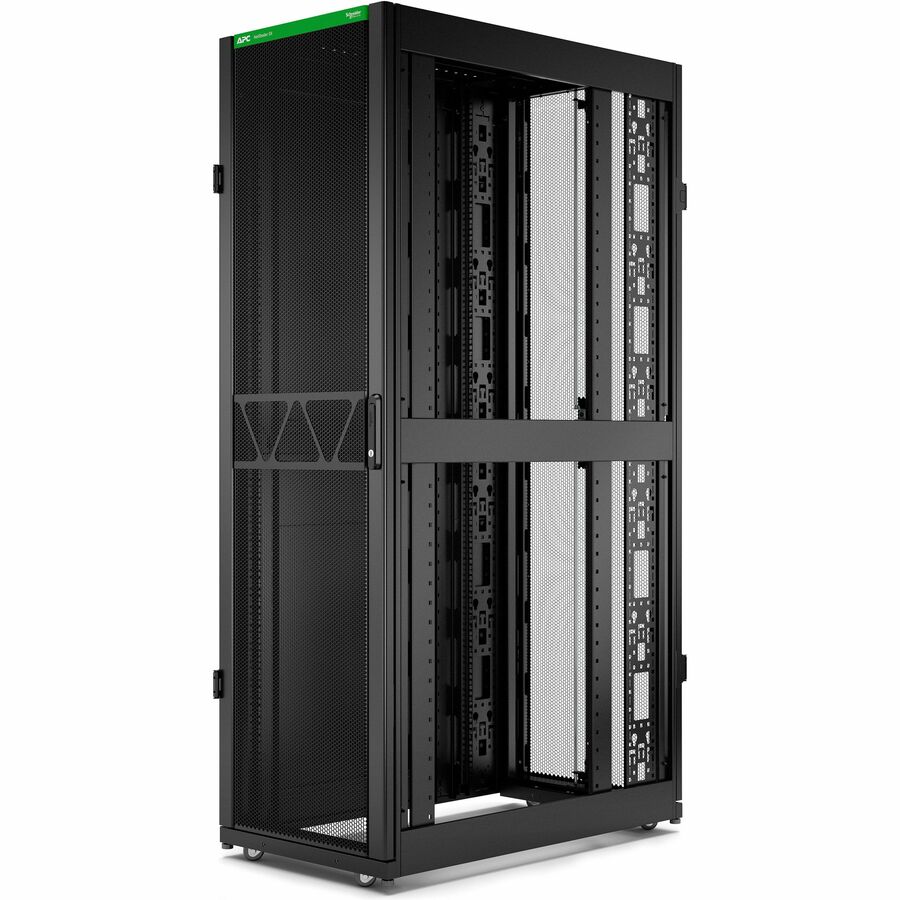 APC by Schneider Electric NetShelter SX Server Rack Gen 2, 42U, 1991H x 600W x 1070D mm, with Sides, Black AR3100B2