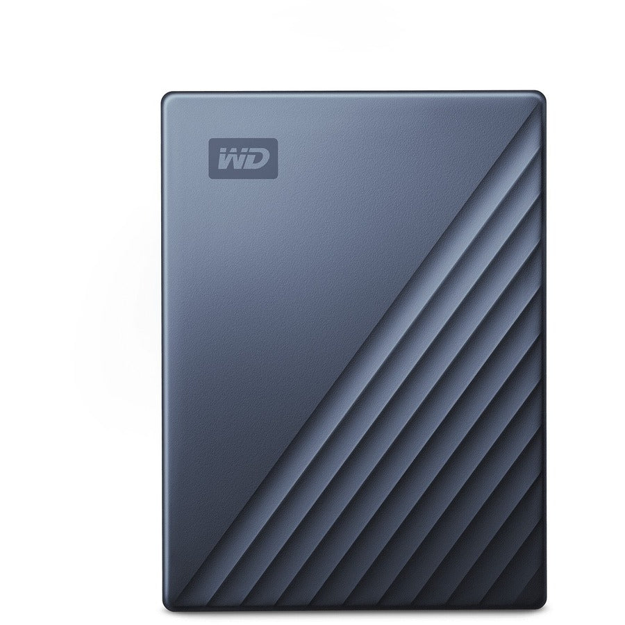 WD My Passport Ultra WDBFTM0050BBL 5 TB Portable Hard Drive - External - Blue WDBFTM0050BBL-WESN