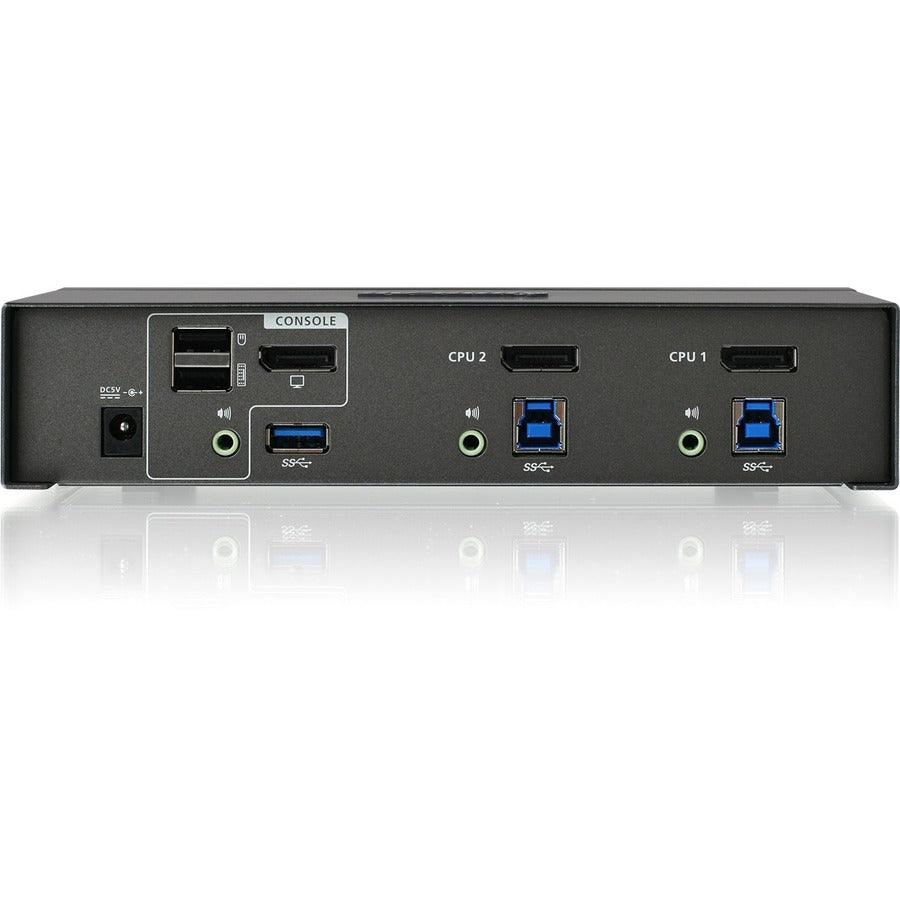 IOGEAR 2-Port DisplayPort KVMP Switch with USB 3.0 Hub (TAA Compliant) GCS1902