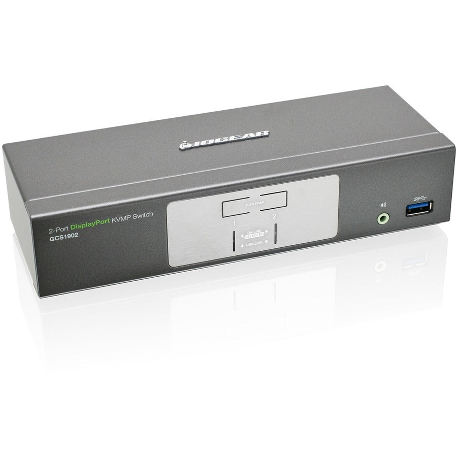 IOGEAR 2-Port DisplayPort KVMP Switch with USB 3.0 Hub (TAA Compliant) GCS1902