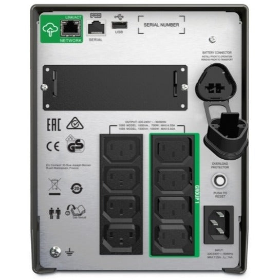 APC by Schneider Electric Smart-UPS 1500VA LCD 230V with SmartConnect SMT1500IC