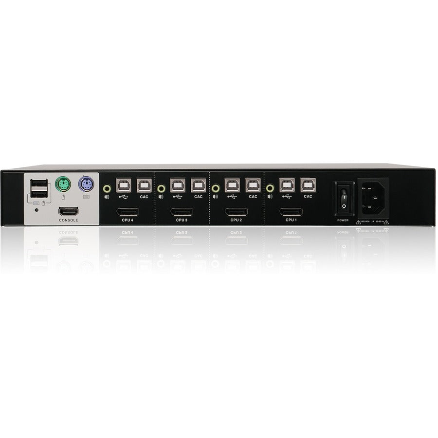 IOGEAR 4-Port DisplayPort Secure KVM Switch (TAA) GCS1414TAA3