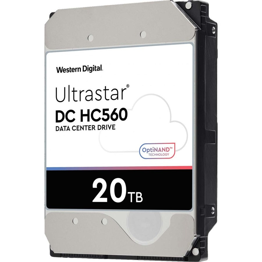 WD Ultrastar DC HC560 WUH722020BL5201 20 TB Hard Drive - 3.5" Internal - SAS (12Gb/s SAS) - Conventional Magnetic Recording (CMR) Method 0F38651